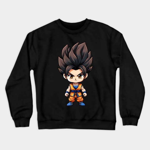 Chibi Warrior Crewneck Sweatshirt by Zack